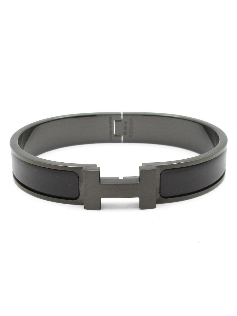 Hermes Clic H Black Hardware Ceramic #367193H93B